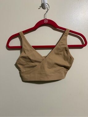 Quince Ribbed Tan Bralette